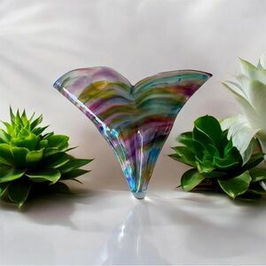 Vintage Hand Blown Art Glass